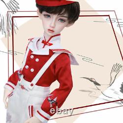 BJD 1/4 Doll Boy Male MSD Eyes Face make up Wig Shoes Resin Figures Toys Gift