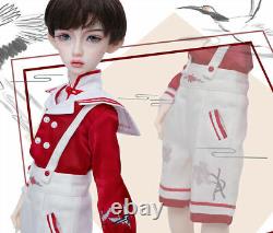 BJD 1/4 Doll Boy Male MSD Eyes Face make up Wig Shoes Resin Figures Toys Gift