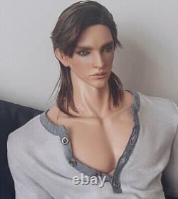 BJD Doll 1/3 Muscle Uncle Man Male Jointed Body Resin Free Faceup Eyes DIY Toys