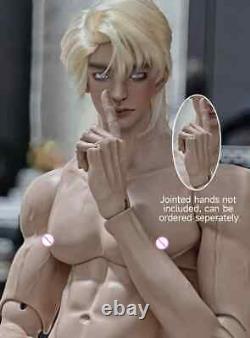 BJD Doll 1/3 Muscle Uncle Man Male Jointed Body Resin Free Faceup Eyes DIY Toys