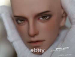 BJD Doll 1/4 Boy Eyes + Face Up Resin Toys Gift 53.5 cm Muscle Body Cheny