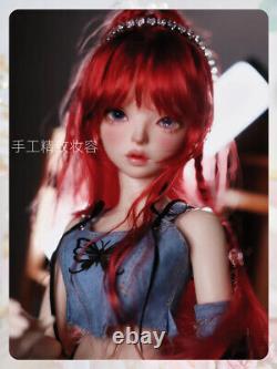 BJD Doll 1/4 Nude Resin Body Ball Jointed Girl Doll Female Face Makeup Eyes Gift