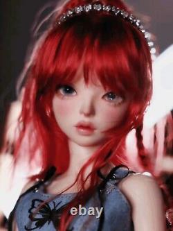 BJD Doll 1/4 Nude Resin Body Ball Jointed Girl Doll Female Face Makeup Eyes Gift
