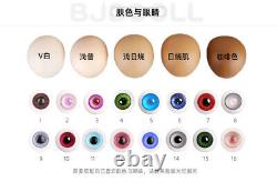 BJD Doll 1/4 Nude Resin Body Ball Jointed Girl Doll Female Face Makeup Eyes Gift