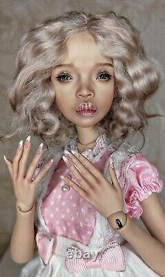 BJD Doll 1/4 Recast With Free Face Makeup Eyes Resin Female Girl Ball Jointed