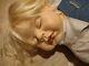 Baby Boy Sleeping Porcelain Doll, Unknown Maker, 25 Inches
