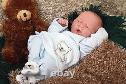 Baby Real Boy Reborn Doll Preemie Toy Newborn 14 PREEMIE, Vinyl Life Like