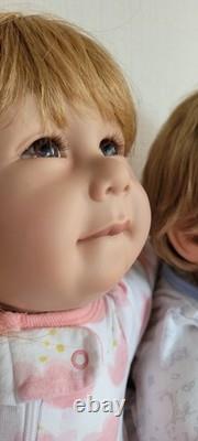 Baby dolls boy girl twins Pat Seacrist 22 inches 2 dolls 1993 adora ble