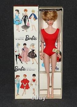 Barbie #0850 1962 MIB Barbie Ash Blonde Bubble Cut 2nd Issue