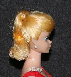 Barbie #0850 1964 MIB Barbie Ponytail Swirl Platinum Gold Blonde