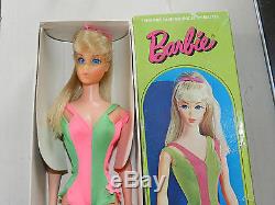 Barbie 1971 Blonde Standard Straight Leg Doll HTF Center Eye A/O Box Liner SS