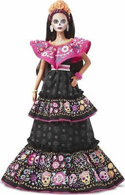 Barbie 2021 Female Dia De Los Muertos Day of The Dead Doll Mattel - In Hand