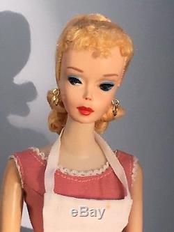 Barbie # 3 Ponytail vintage with complete Barbie Q