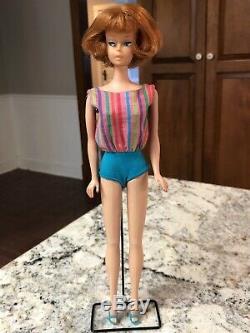Barbie American Girl Titian Beautiful Red Hair And OSS Swimsuit Low Color