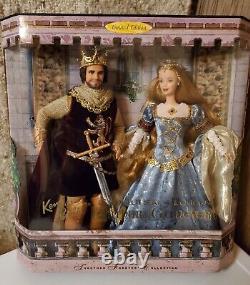 Barbie Camelot's King Arthur and Lady Guinevere Doll Set NRFB Free Shipping