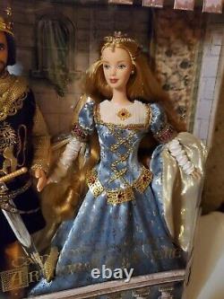 Barbie Camelot's King Arthur and Lady Guinevere Doll Set NRFB Free Shipping
