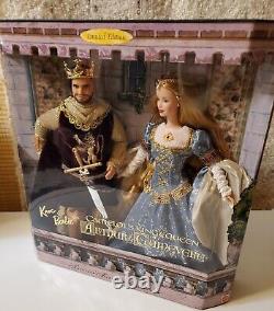 Barbie Camelot's King Arthur and Lady Guinevere Doll Set NRFB Free Shipping