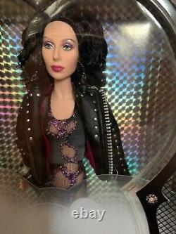 Barbie Cher Bob Mackie Black Leather K7903 MINT in Original Box Black Label