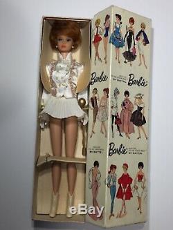 Barbie Japanese Dressed Box Titian Bubble Cut In Majorette Vintage Played With