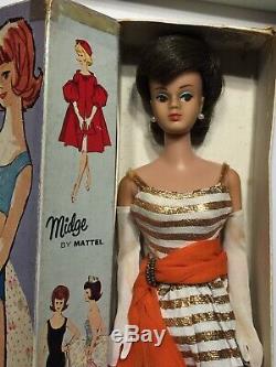 Barbie Japanese Midge Japan Exclusive With Wig Box Holiday Dance Played With