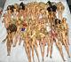 Barbie Lot Of 32 Dolls Mixed Years Mattel Nude