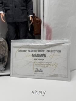 Barbie Silkstone Mad Men Don Draper Doll Gold Label Mattel R4536 2010 NRFB