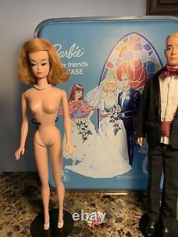 Barbie Trousseau Trunk & Wedding Set With Dolls #947̓ RARE HTF