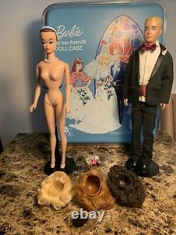 Barbie Trousseau Trunk & Wedding Set With Dolls #947̓ RARE HTF