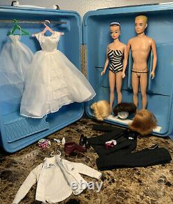 Barbie Trousseau Trunk & Wedding Set With Dolls #947̓ RARE HTF