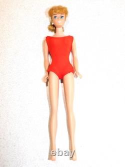 Barbie VINTAGE Ash Blonde PONYTAIL BARBIE Doll No Box G2U