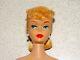 Barbie Vintage Blonde 1961 #5 Ponytail Doll Withfactory Hair Set & Hard Curl
