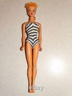Barbie VINTAGE Blonde #4 PONYTAIL BARBIE Doll