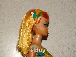 Barbie VINTAGE Blonde BEND LEG COLOR MAGIC BARBIE Doll Low Color