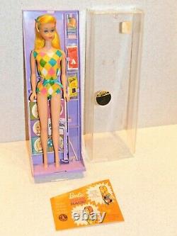 Barbie VINTAGE Blonde COLOR MAGIC Bend Leg BARBIE Doll withBOX