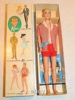 Barbie VINTAGE Blonde SHORTY STRAIGHT LEG KEN Doll withBOX