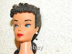 Barbie VINTAGE Brunette #3 PONYTAIL BARBIE Doll UNFADED withBrown Eye Shadow