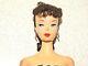 Barbie Vintage Brunette #3 Ponytail Barbie Doll Withblue Eyeshadow
