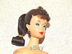 Barbie VINTAGE Brunette #3 PONYTAIL BARBIE Doll withBlue Eyeshadow