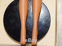 Barbie VINTAGE Brunette #4 PINK SILHOUETTE Dressed Box EVENING SPLENDOR Doll