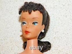 Barbie VINTAGE Brunette #4 PONYTAIL BARBIE Doll