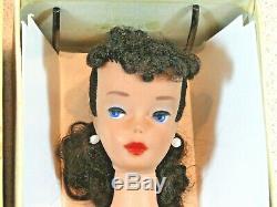 Barbie VINTAGE Brunette #4 PONYTAIL BARBIE Doll withBox