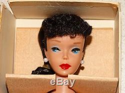 Barbie VINTAGE Brunette #4 PONYTAIL BARBIE Doll with BOX