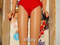 Barbie VINTAGE Brunette PONYTAIL BARBIE Doll withBOX