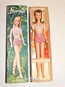 Barbie VINTAGE Brunette STRAIGHT LEG FRANCIE Doll withBOX