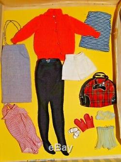 Barbie VINTAGE Complete 1960 MIX & MATCH GIFTSET withBOX Blonde #4 PONYTAIL