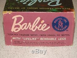 Barbie VINTAGE Golden Blonde AMERICAN GIRL Bend Leg BARBIE Doll withBOX