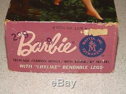 Barbie VINTAGE Golden Blonde AMERICAN GIRL Bend Leg BARBIE Doll withBOX