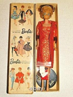 Barbie VINTAGE Japanese Exclusive DRESSED BOX BUBBLECUT Doll withGOLDEN ELEGANCE