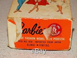 Barbie VINTAGE Lemon Blonde SWIRL PONYTAIL BARBIE Doll withBOX