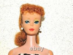 Barbie VINTAGE Redhead 1961 #5 PONYTAIL BARBIE Doll